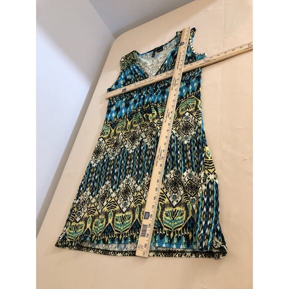 New Directions Women Dress Large Boho Vacation Resort Wear Sleeveless Pullover - Picture 8 of 9